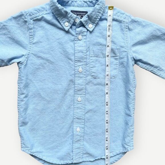 BUNDLE OF 2 Boy’s Kid’s Children’s Place Long Sleeve Button Down Shirts. 4. 4T. - Picture 9 of 11
